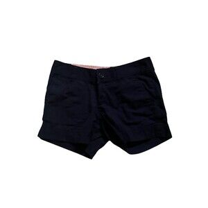 Lilly Pulitzer Shorts Womens Navy Blue 4.5 Inch Inseam Ladies 00